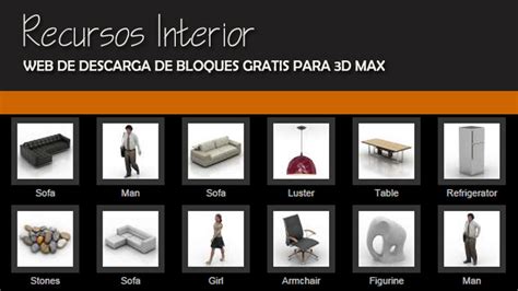 descargar bloques 3ds max